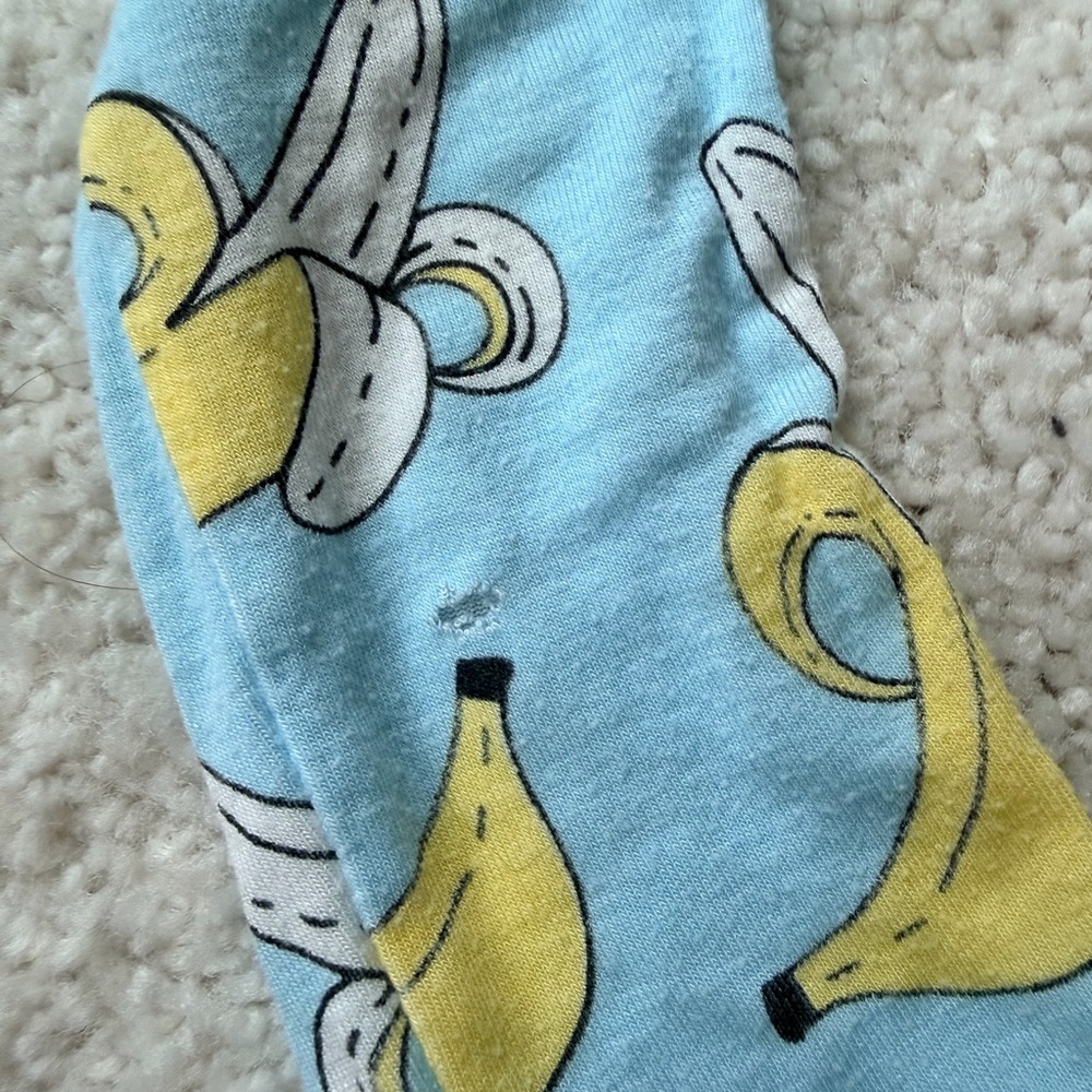 Little Sleepies Blue and Yellow Banana Print Outfit - Picture 14 of 15